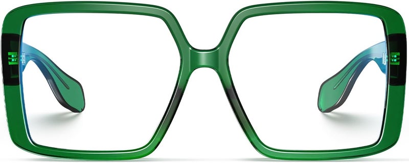 VISOONE Oversized TR90 Blue Light Blocking Glasses Fashion Accessories Non Prescription for Women Harvard - Image 1